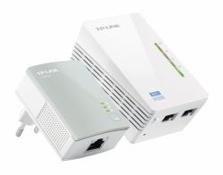 TP-Link TL-WPA4220 KIT προσαρμογέας δικτύου PowerLine 300 Mbit/s Σύνδεση Ethernet/LAN Wi-Fi Λευκός [Άσπρος] 1 τεμάχια 