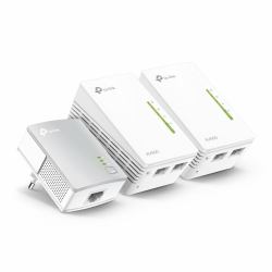 TP-Link TL-WPA4220T KIT προσαρμογέας δικτύου PowerLine 300 Mbit/s Σύνδεση Ethernet/LAN Wi-Fi Λευκός [Άσπρος] 3 τεμάχια 