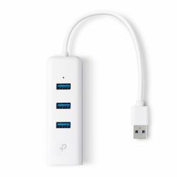 TP-Link UE330 φορητός σταθμός σύνδεσης & προσομοιωτής θύρας Καλωδιωμένος [Ενσύρματος] USB 3.2 Gen 1 [3.1 Gen 1] Type-A Λευκός [Άσπρος] 