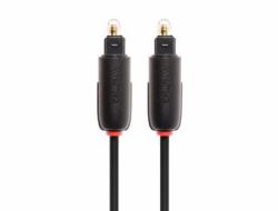 Techlink NX2 Toslink Optical Plug to Toslink Optical Plug καλώδιο ήχου 3 m Μαύρος [Μαύρο] 