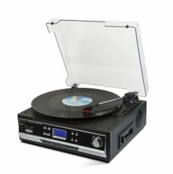 Technaxx TX-22+ Πικάπ Belt-drive Μαύρος [Μαύρο] Ημι-Αυτόματο 