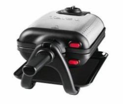 Tefal WM756D συσκευή για βάφλες 2 βάφλα [-ες] 1200 W Μαύρος [Μαύρο], Ανοξείδωτο ατσάλι 
