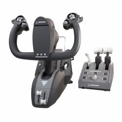 Thrustmaster TCA Yoke Pack Boeing Edition Μαύρος [Μαύρο], Γκρι USB Fightstick PC, Xbox, Xbox One, Xbox One S, Xbox One X, Xbox Series S, Xbox Series X 