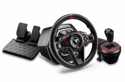 Thrustmaster T128 Shifter Pack Μαύρος [Μαύρο] Τιμόνι + πεντάλ + επιλογέας ταχυτήτων Αναλογικά / Ψηφιακά PC, Xbox One, Xbox One S, Xbox One X 