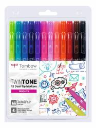 Tombow WS-PK-12P-1 μαρκαδοράκι Πολύ- Πολύχρωμο 12 τεμάχια 