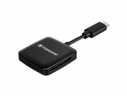 Transcend RDC3 συσκευή ανάγνωσης καρτών USB 3.2 Gen 1 [3.1 Gen 1] Type-C Μαύρος [Μαύρο] 