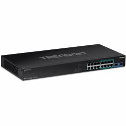 Trendnet TPE-BG182G μεταγωγέας δικτύου Μη διαχειρίσιμος Gigabit Ethernet [10/100/1000] PoE τροφοδοτικού 1U Μαύρος [Μαύρο] 