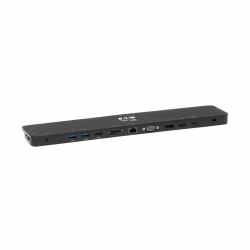 Tripp Lite U442-DOCK7D-B φορητός σταθμός σύνδεσης & προσομοιωτής θύρας Καλωδιωμένος [Ενσύρματος] USB 3.2 Gen 1 [3.1 Gen 1] Type-C Μαύρος [Μαύρο] 