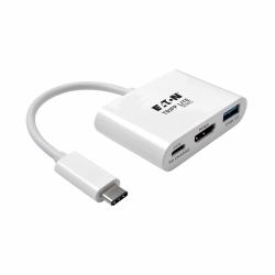 Tripp Lite U444-06N-HU-C φορητός σταθμός σύνδεσης & προσομοιωτής θύρας USB 3.2 Gen 1 [3.1 Gen 1] Type-C Λευκός [Άσπρος] 