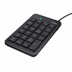 Trust 22221 αριθμητικό πληκτρολόγιο Laptop/PC USB Μαύρος [Μαύρο] 