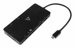 V7 UCMINIDOCK-ALTHV φορητός σταθμός σύνδεσης & προσομοιωτής θύρας Σύνδεση USB 3.2 Gen 1 [3.1 Gen 1] Type-C Μαύρος [Μαύρο] 