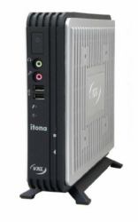 VXL VIA Eden U4200 1 GHz Dual Core 2GB DDR3 RAM 8 x USB 2.0 1 Gigabit Network 1,4 kg Μαύρος [Μαύρο], Άργυρος 