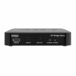 Vaddio 999-82600-000 γέφυρα AV διασκέψεων 1920 x 1080 εικονοστοιχεία Σύνδεση Ethernet/LAN Μαύρος [Μαύρο] 