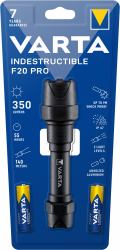 Varta Indestructible F20 Pro Μαύρος [Μαύρο] Φακός χειρός LED 