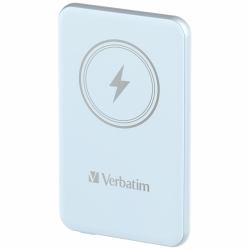 Verbatim Charge 'n' Go Πολυμερές λιθίου [LiPo] 5000 mAh Ασύρματη φόρτιση Μπλε 