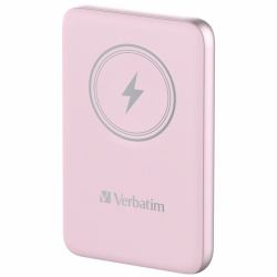 Verbatim Charge 'n' Go Πολυμερές λιθίου [LiPo] 10000 mAh Ασύρματη φόρτιση Ροζ 