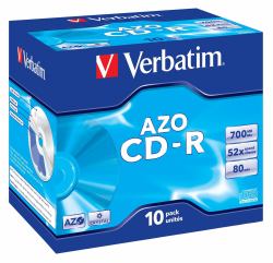 Verbatim CD-R AZO Crystal 700 MB 52x 10 τεμάχια 
