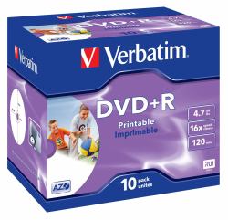 Verbatim 43508 κενό DVD 4,7 GB DVD+R 10 τεμάχια 