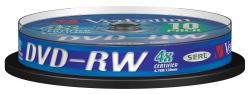 Verbatim DVD-RW Matt Silver 4x 4,7 GB 10 τεμάχια 