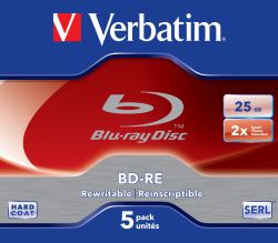 Verbatim 43615 κενός δίσκος Blu-Ray BD-RE 25 GB 5 τεμάχια 