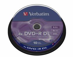 Verbatim 43666 κενό DVD 8,5 GB DVD+R DL 10 τεμάχια 
