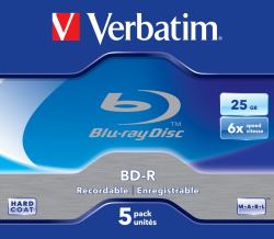 Verbatim 43715 κενός δίσκος Blu-Ray BD-R 25 GB 5 τεμάχια 