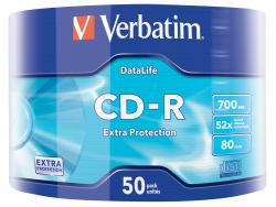 Verbatim CD-R Extra Protection 700 MB 52x 50 τεμάχια 