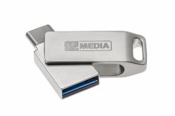 MyMedia MyDual USB 3.2 Gen 1 μονάδα USB flash 64 GB USB Type-A / USB Type-C 3.2 Gen 1 [3.1 Gen 1] Άργυρος 