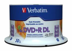 Verbatim 97693 κενό DVD 8,5 GB DVD+R DL 50 τεμάχια 