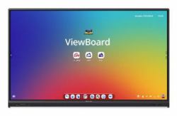 Viewsonic IFP6553 Διαδραστικός Πίνακας 165,1 cm [65"] 3840 x 2160 εικονοστοιχεία Οθόνη αφής Μαύρος [Μαύρο] 