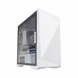 Zalman Z1 Iceberg White - mATX Mid Tower PC Case/Pre-installed fan 2 x 120mm in Mini Tower Λευκός [Άσπρος] 