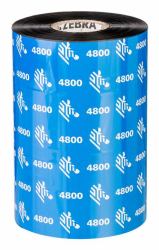 Zebra 4800 Resin θερμική κορδέλα 450 m Μαύρος [Μαύρο] 