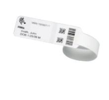 Zebra 10035439K βραχιολάκι Λευκός [Άσπρος] Γάζα νοσοκομείου 