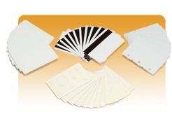 Zebra PVC, 30mil, Recycled PVC Cards 