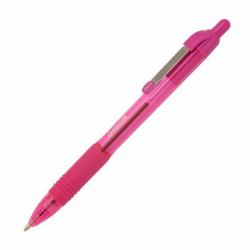 Zebra Pen Z-Grip Smooth Ροζ Πτυσσόμενο στυλό Clip-on ballpoint 