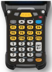 Zebra KYPD-MC9334FNR-01 πληκτρολόγιο κινητής συσκευής Αλφαριθμητικό Αγγλικός Μαύρος [Μαύρο], Γκρι, Κίτρινο 