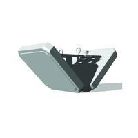 Zebra SR5200-SR01000SSEU κεραία RFID Γκρι Ανάγνωση αποστάσεων μεγάλου εύρους Κατάλληλο για εσωτερική χρήση 