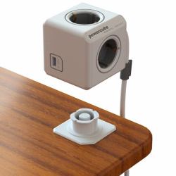 Allocacoc PowerCube extended usb Ψηφιακή φωτογραφική μηχανή, GPS, Κινητό τηλέφωνο, MP3, MP4, Tablet Γκρι AC, USB Εσωτερικός [Εσωτερικού χώρου] 