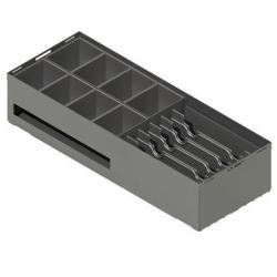 apg Solutions 20944PAC δίσκος μετρητών Μέταλο Μαύρος [Μαύρο] 