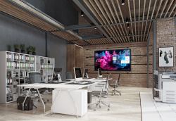 Avocor AVH-8620 Διαδραστικός Πίνακας 2,18 m [86"] 3840 x 2160 εικονοστοιχεία Οθόνη αφής Ματ ατσάλι 