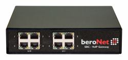 beroNet 4 FXS Small Business Line VoIP πύλη/ελεγκτής 10, 100 Mbit/s 