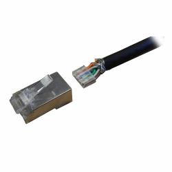 Cablenet 22-2098A ενωτικό καλωδίων RJ-45 Μεταλλικός, Διαφανής 