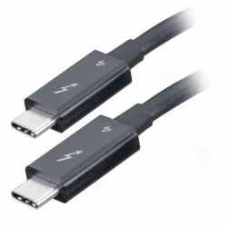 Cablenet 40-4208 Thunderbolt καλώδιο 0,7 m 40 Gbit/s Μαύρος [Μαύρο] 
