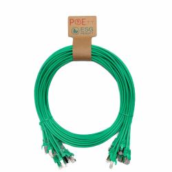 Cablenet CNL 10PK 0.3M C6a Gn SFTP Ls 26AWG SB καλώδιο δικτύωσης Πράσινος [Πράσινο] 0,3 m Cat6a S/FTP [S-STP] 