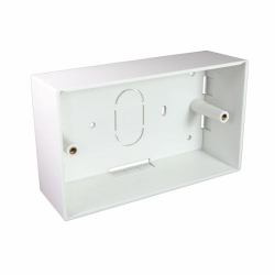 cablenet 50PK Double Gang PVC Back Box 45mm