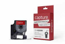Capture CA-622289 ταινία κατασκευής ετικετών Μαύρο σε διάφανο 