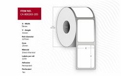 Capture CA-800283-205 ετικέτα εκτύπωσης Λευκός [Άσπρος] 