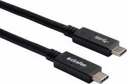 Cirafon USB3.1 CM-CM 07 καλώδιο USB USB 3.2 Gen 1 [3.1 Gen 1] 2 m USB C 60 W Μαύρος [Μαύρο] 