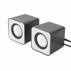 connektgear 24-1018 Φορητό Ηχείο & Πάρτυ Στερεοφωνικό φορητό ηχείο Μαύρος [Μαύρο], Λευκός [Άσπρος] 6 W 