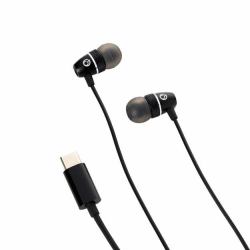 connektgear 24-1535 ακουστικό κεφαλής & ακουστικό κεφαλής με μικρόφωνο Ακουστικά Καλωδιωμένος [Ενσύρματος] Στο εσωτερικό του αυτιού Κλήσεις/Μουσική/Αθλητισμός/Καθημερινά USB Type-C Μαύρος [Μαύρο] 